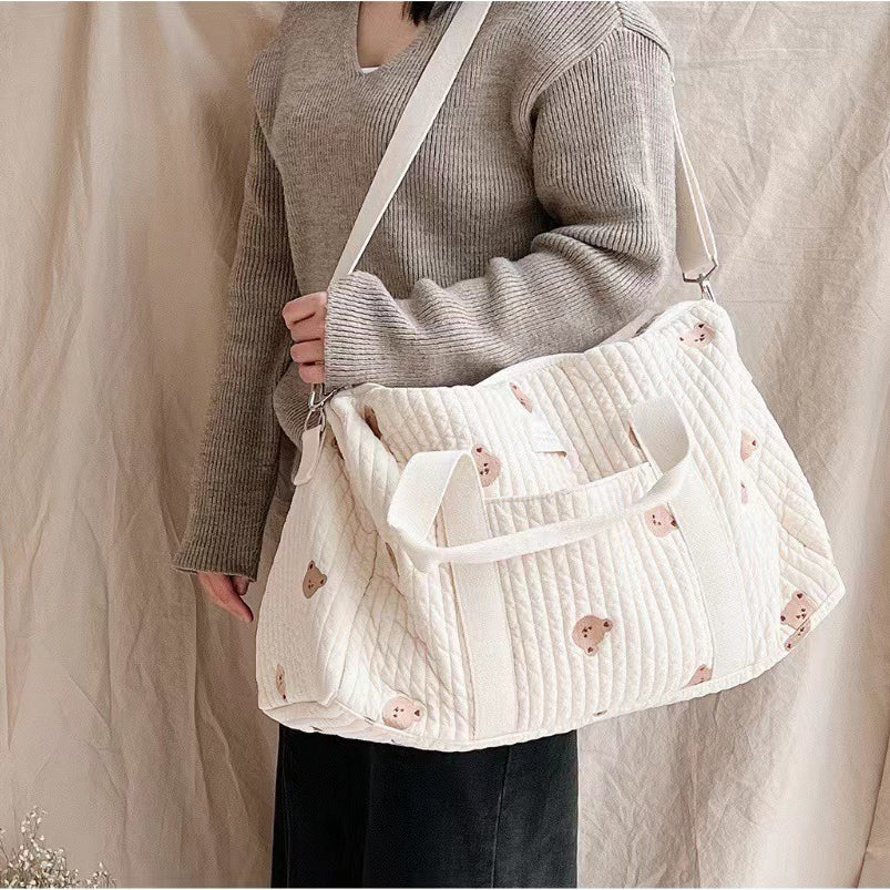 Large Padded Maternity Travel Tote Bag