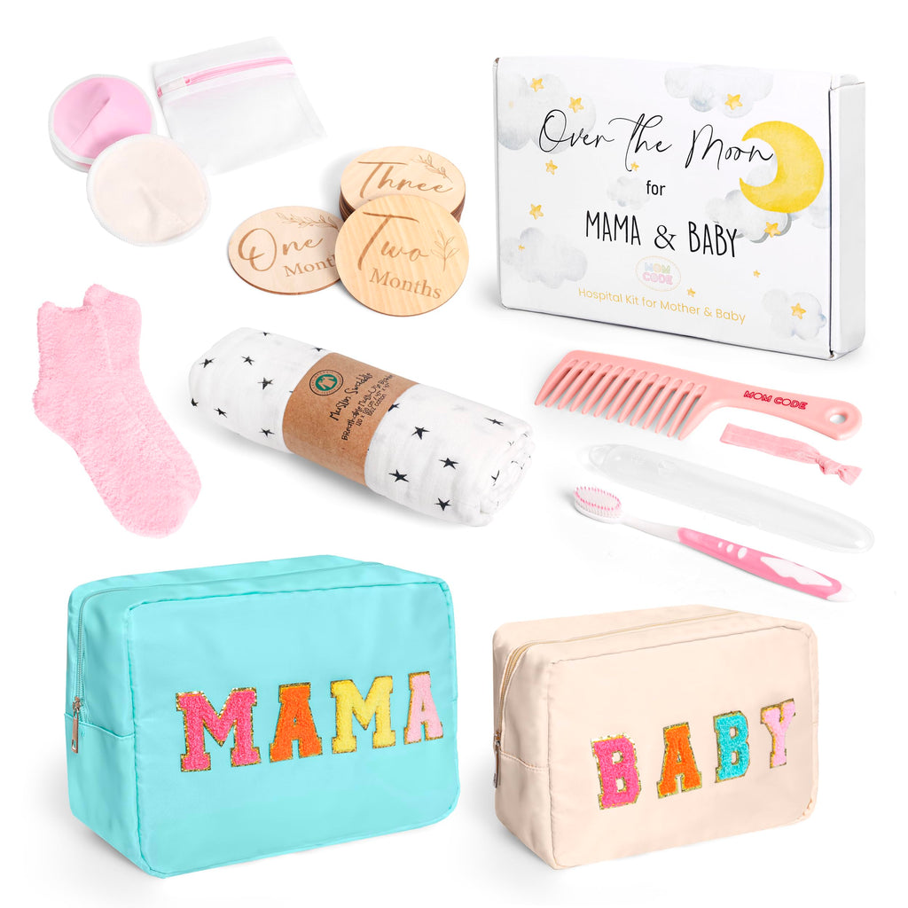 New Mom Hospital Essentials Gift Set | Postpartum Kit for Labor, Delivery & Recovery