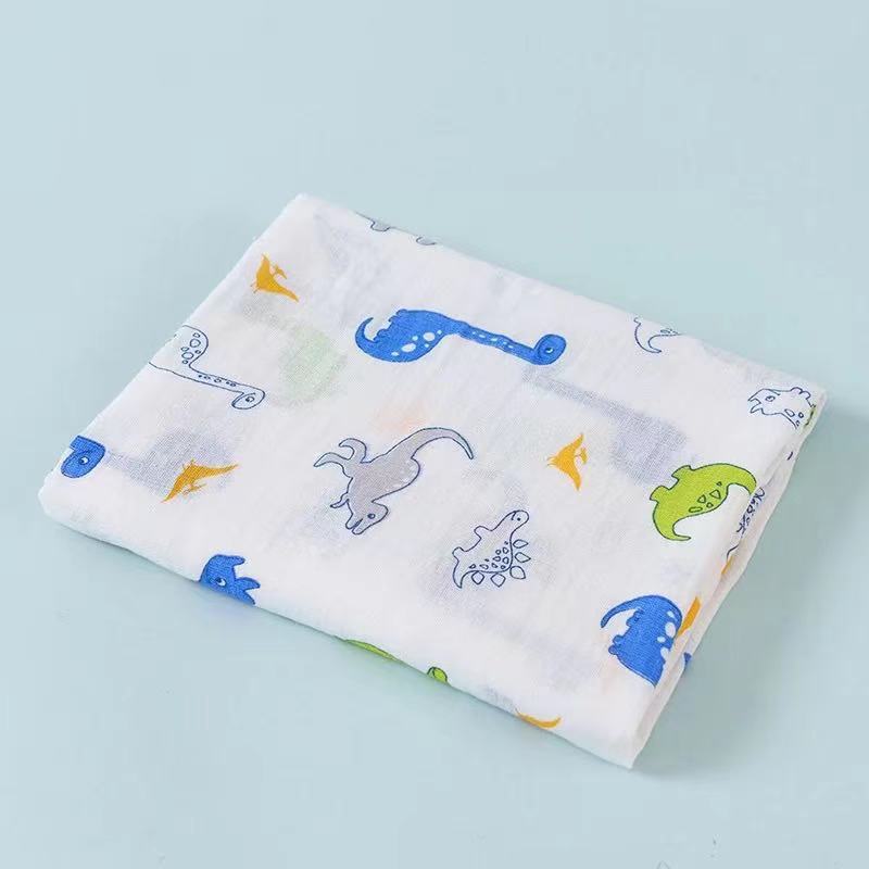 Double Layer Cotton Muslin Baby Swaddle Blanket