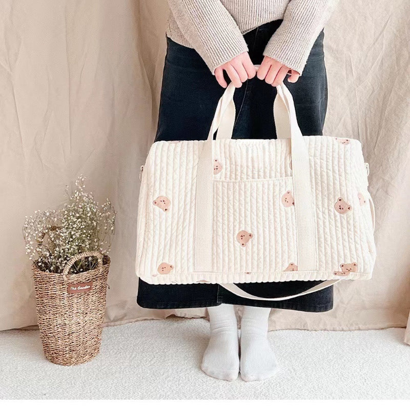 Large Padded Maternity Travel Tote Bag