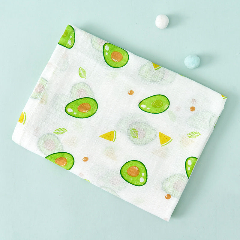 Double Layer Cotton Muslin Baby Swaddle Blanket
