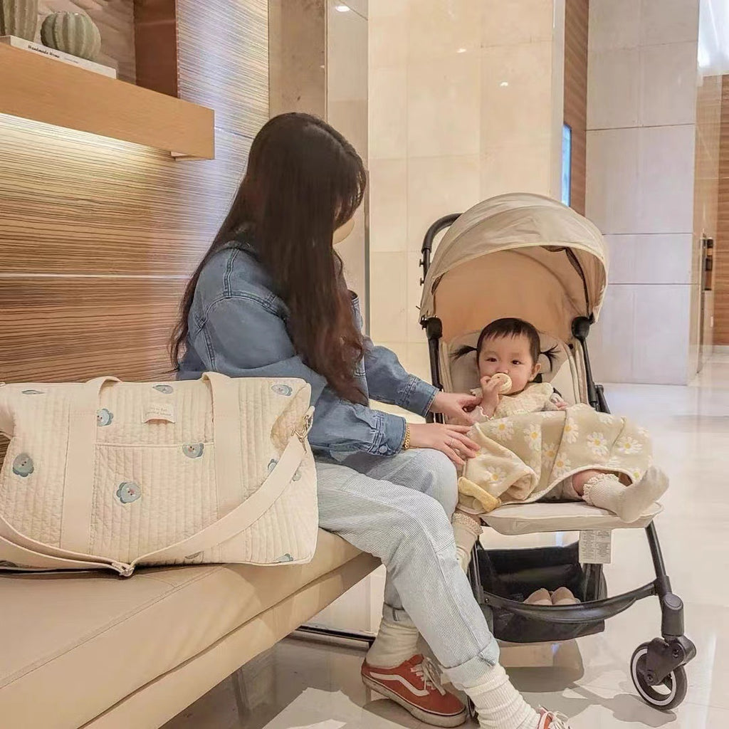 Large Padded Maternity Travel Tote Bag