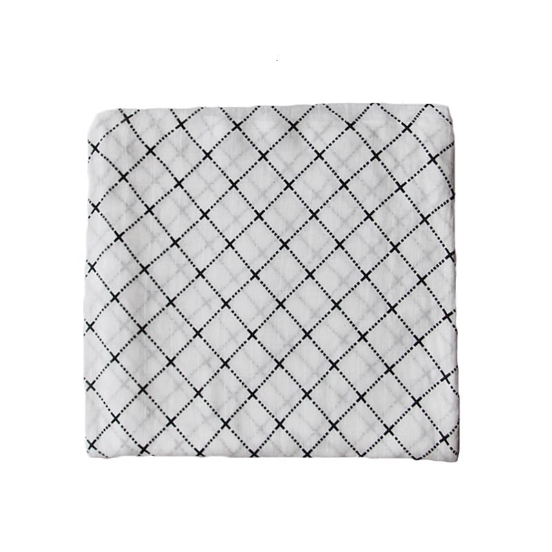 Bamboo Muslin Neutral Receiving Swaddle Blanket