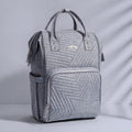 Diaper Bag Backpack for Moms | Large Capacity, Lightweight | Grey, Blue & Pink