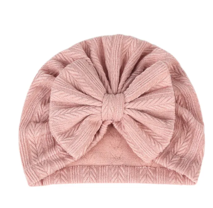 Baby Beanie Cap with Bow