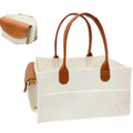 Premium Baby Diaper Caddy Organizer | Felt & Leather | Nursery, Car & Changing Table